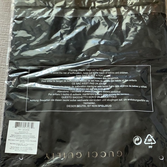 ❣️New Large Black Sliver  Gucci Guilty T Shirt Women - Picture 3 of 5